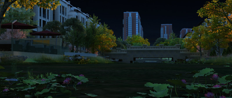 Architettura urbana Modello 3D .c4d .max .obj .3ds .fbx .stl .blend 