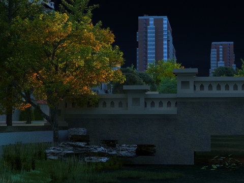 Architettura urbana Modello 3D