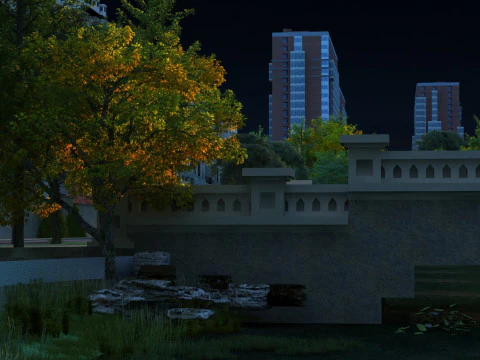 Urban architecture 3D Model