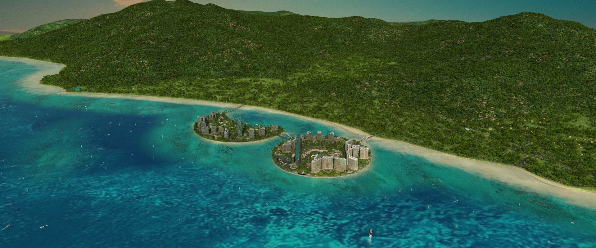 Small Island 3D Model .c4d .max .obj .3ds .fbx .stl .blend 