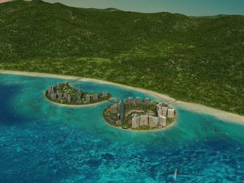 Piccola isola Modello 3D