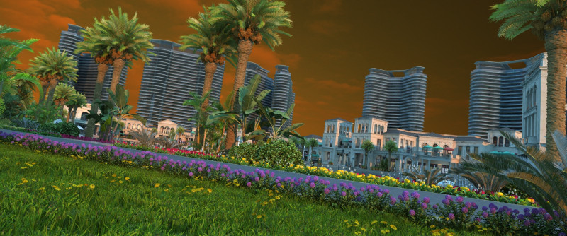 Stadtarchitektur 3D Modell .c4d .max .obj .3ds .fbx .stl .blend 