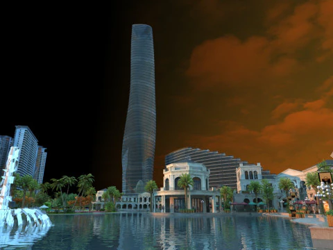 City Architecture 3D Model