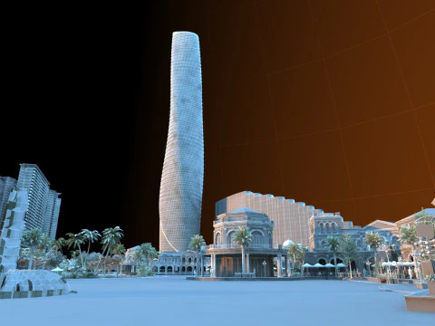 City Architecture 3D Model