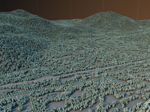 Architettura della città Modello 3D