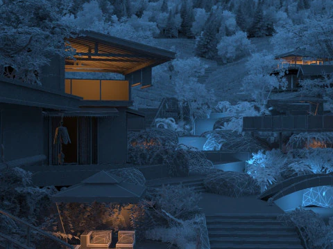 Ancient Town 3D Model