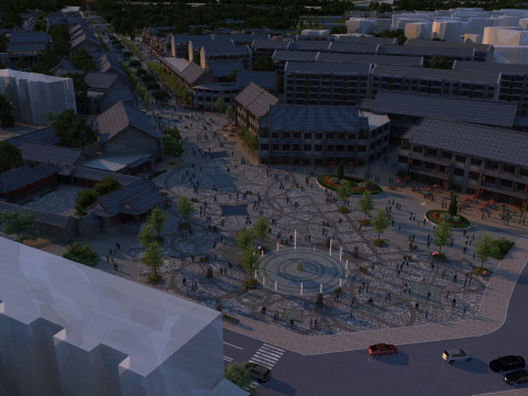 Antike Stadt 3D Modell