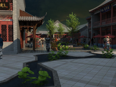 Ancient Town 3D Model
