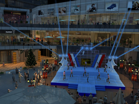 Centrum handlowe Model 3D