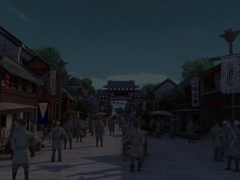 Ville antique Modèle 3D