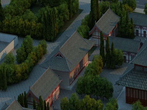 Ancient Town 3D Model
