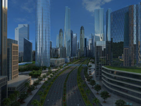 City Architecture 3D Model