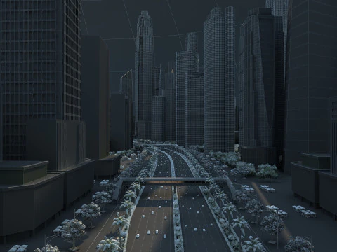 City Architecture 3D Model