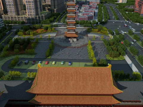 Temples 3D Model