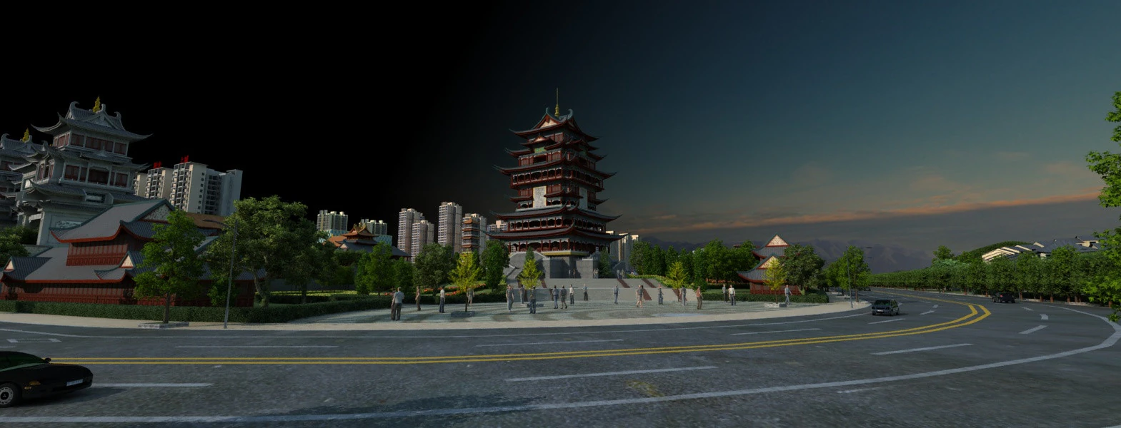 Towers 3D Model .c4d .max .obj .3ds .fbx .stl .blend 