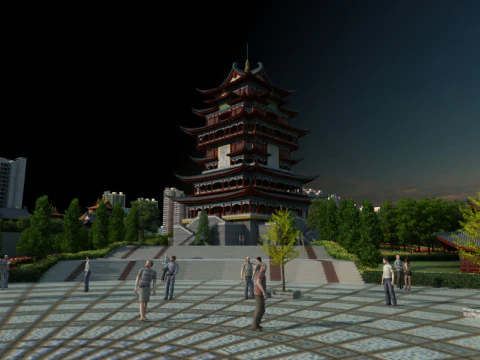 Towers 3D Model