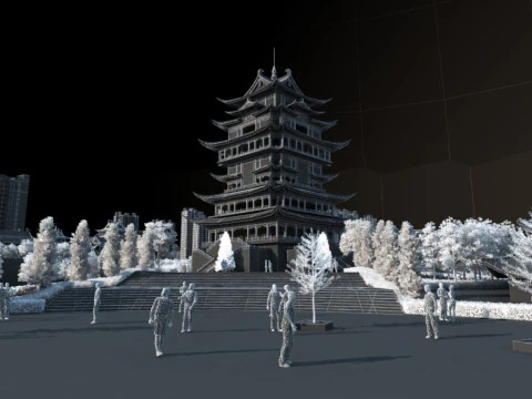 Towers 3D Model