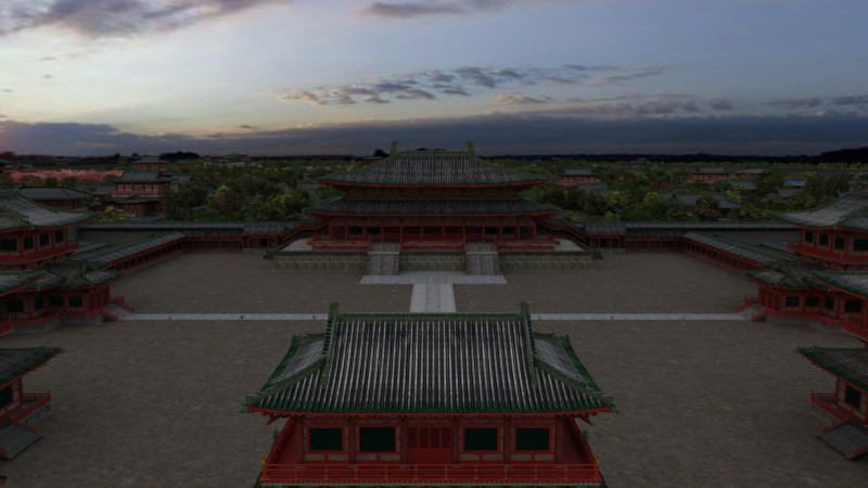 Ancient palace 3D Model .c4d .max .obj .3ds .fbx .stl .blend 