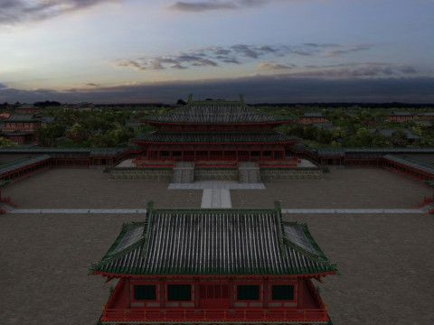 古代宫殿 3D 模型