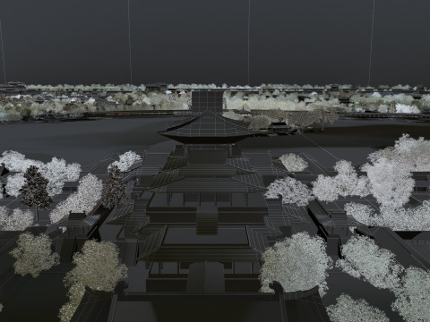 Ancient palace 3D Model