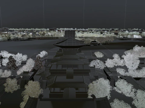 Ancient palace 3D Model