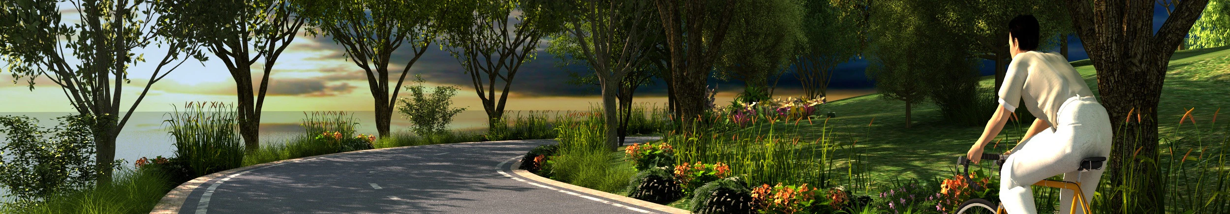 Highway 3D Model .c4d .max .obj .3ds .fbx .stl .blend 