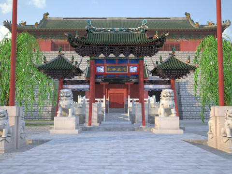 Bâtiment ancien Modèle 3D