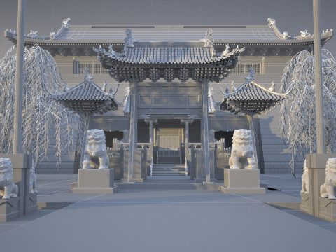 Bâtiment ancien Modèle 3D