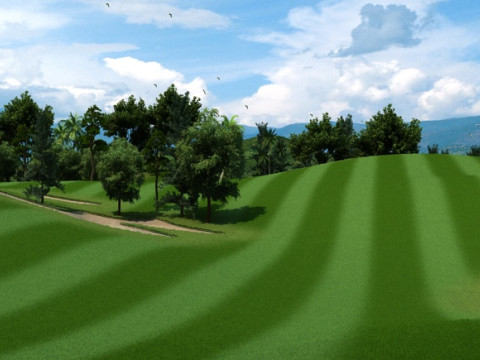 Golf Course 3D Model