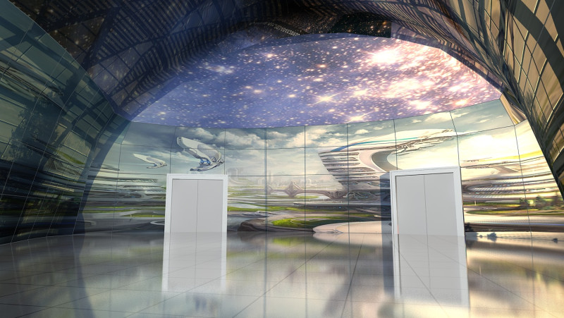 古建筑酒店 3D 模型 .c4d .max .obj .3ds .fbx .stl .blend 