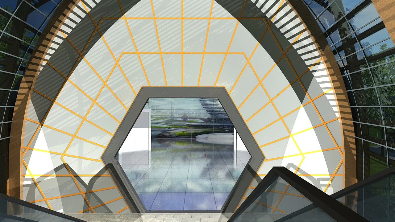 Ancient building Hotel 3D Model .c4d .max .obj .3ds .fbx .stl .blend 