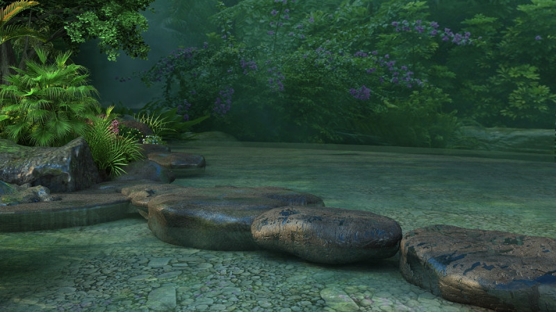 Park 3D Model .c4d .max .obj .3ds .fbx .stl .blend 