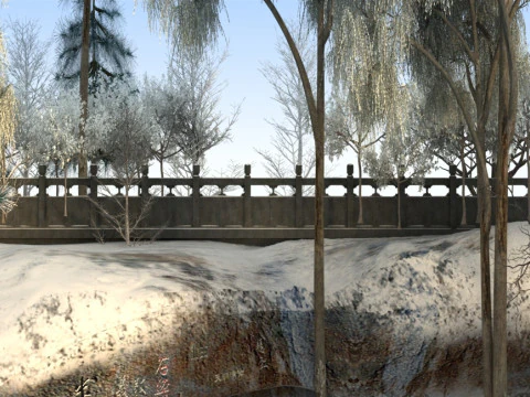 Snowscape 3D Model