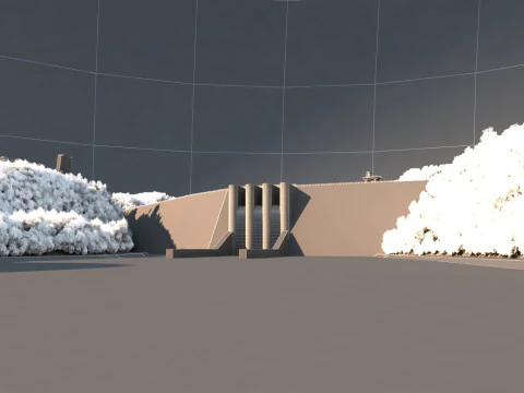 Water Dams 3D Model