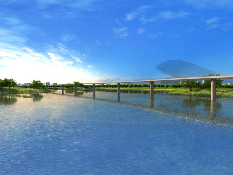 शहर की वास्तुकला 3D मॉडल