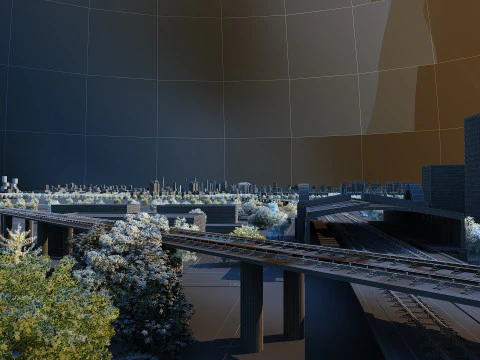City Architecture 3D Model