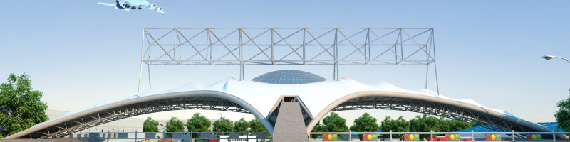 City Architecture 3D Model .c4d .max .obj .3ds .fbx .stl .blend 