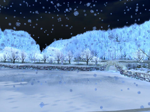 Snowscape 3D Model