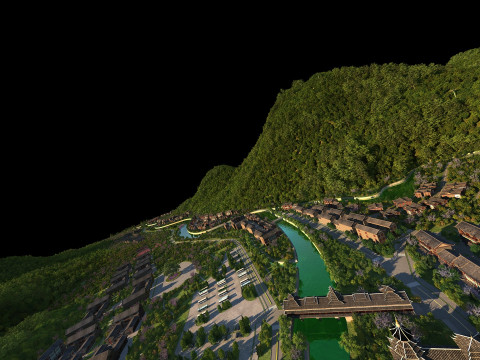 Lembah Hiburan Model 3D