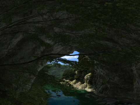 Mountain Valley 3D Model