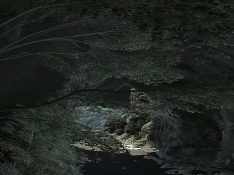 Mountain Valley 3D Model