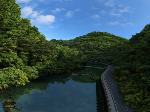 Lake 3D Model