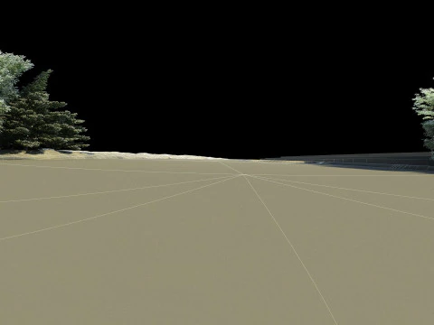 Diga del fiume Modello 3D