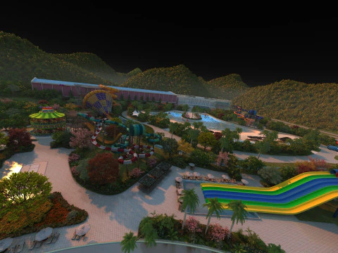 Amusement Valley 3D Model
