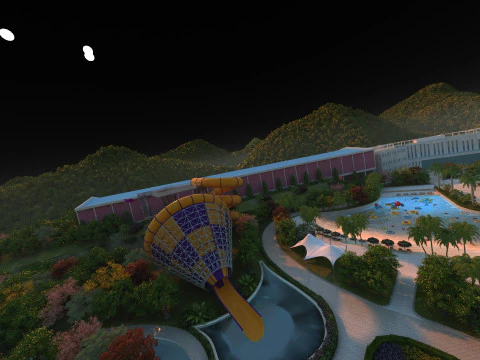 Amusement Valley 3D Model
