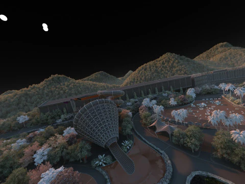 Amusement Valley 3D Model
