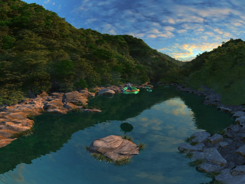 Rivier Vallei 3D Model