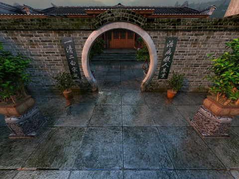 Mans&atilde;o Modelo 3D