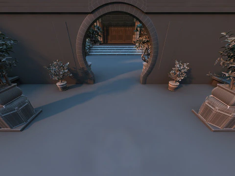 Manor 3D Model