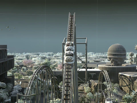 Tourism City 3D Model